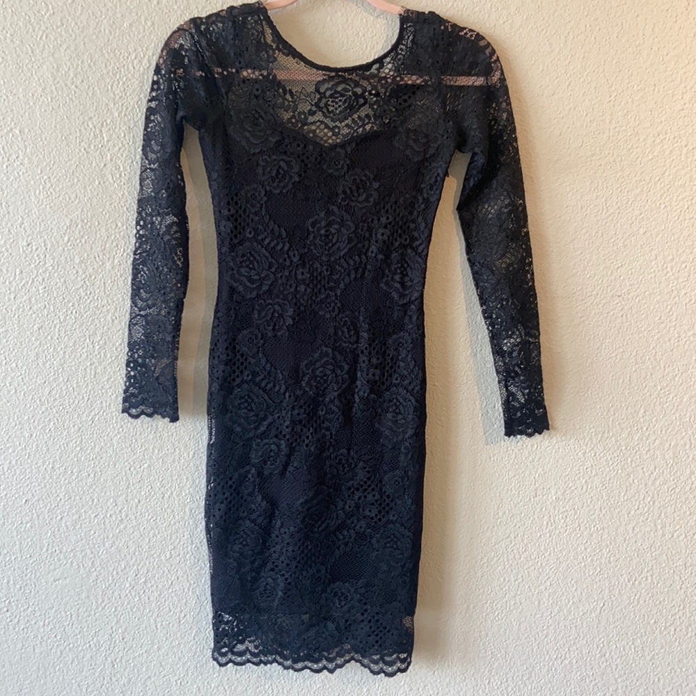 H&M Black Lace Dress